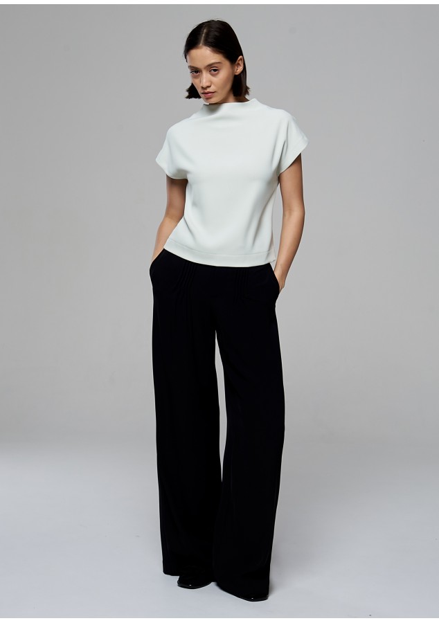 Блузка Лавиния фисташковая из вискозы