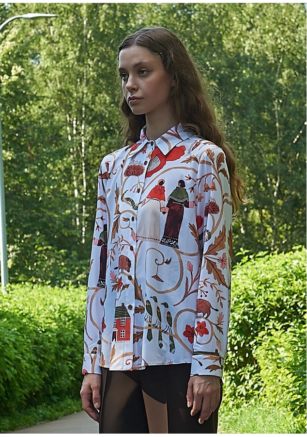 Рубашка Саша (Этномир) из вискозы