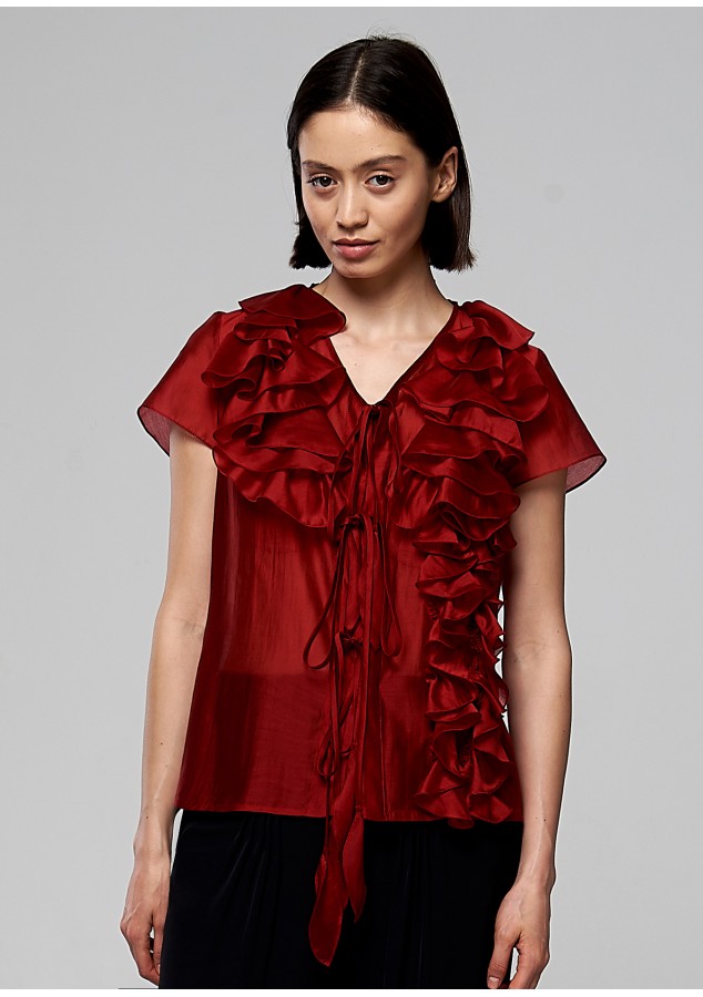 Блузка Синди красная