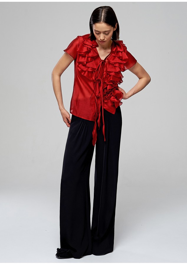 Блузка Синди красная