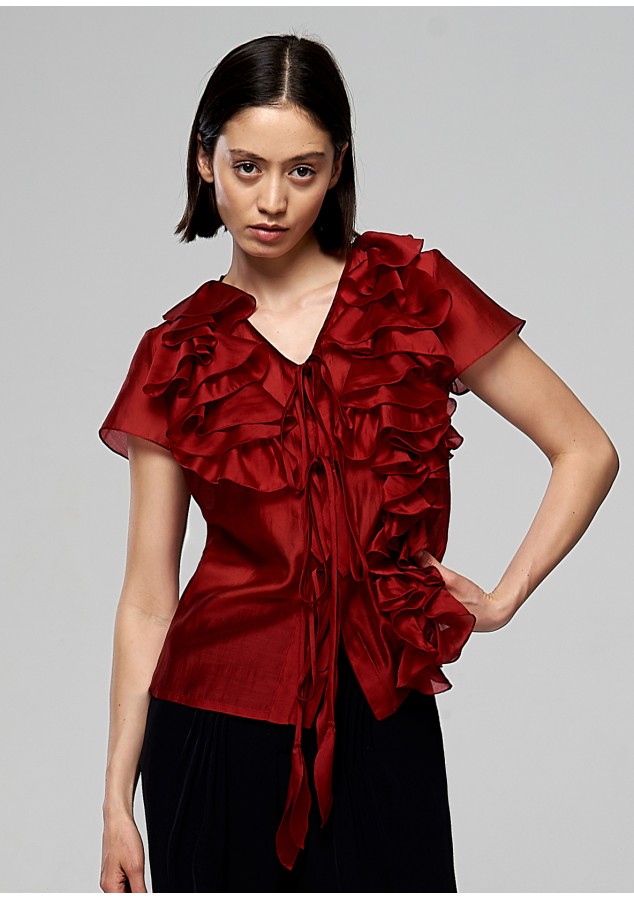 Блузка Синди красная