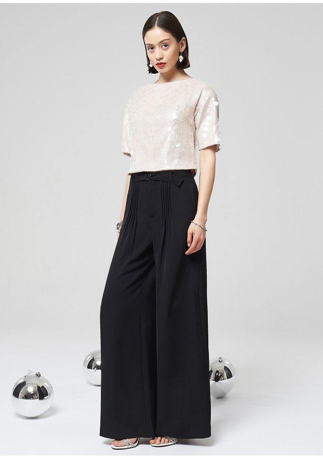 Блузка Мила с пайетками