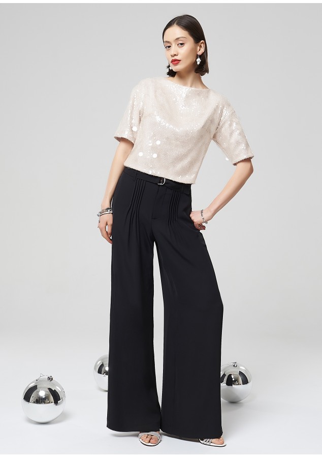 Блузка Мила с пайетками