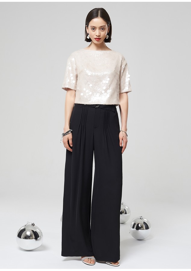 Блузка Мила с пайетками