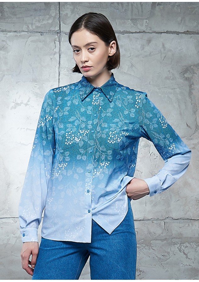 Блузка Танго (Ягодки) из вискозы