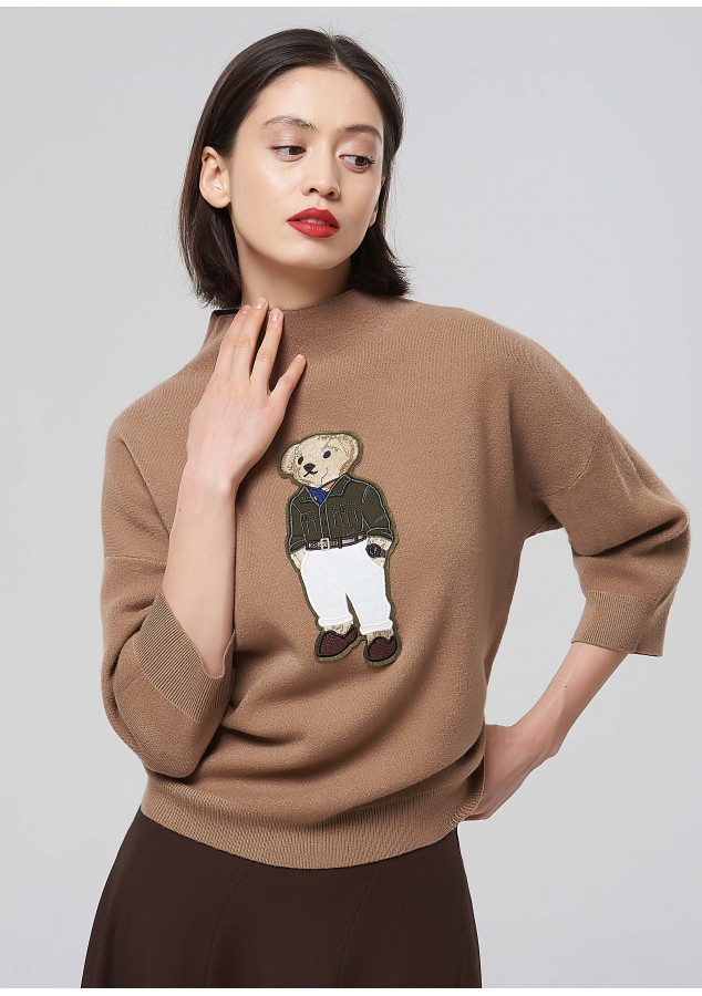 Джемпер кофейный