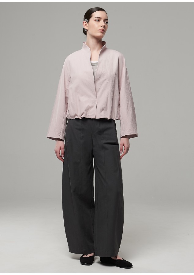 Бомбер Молли из хлопка пудровый