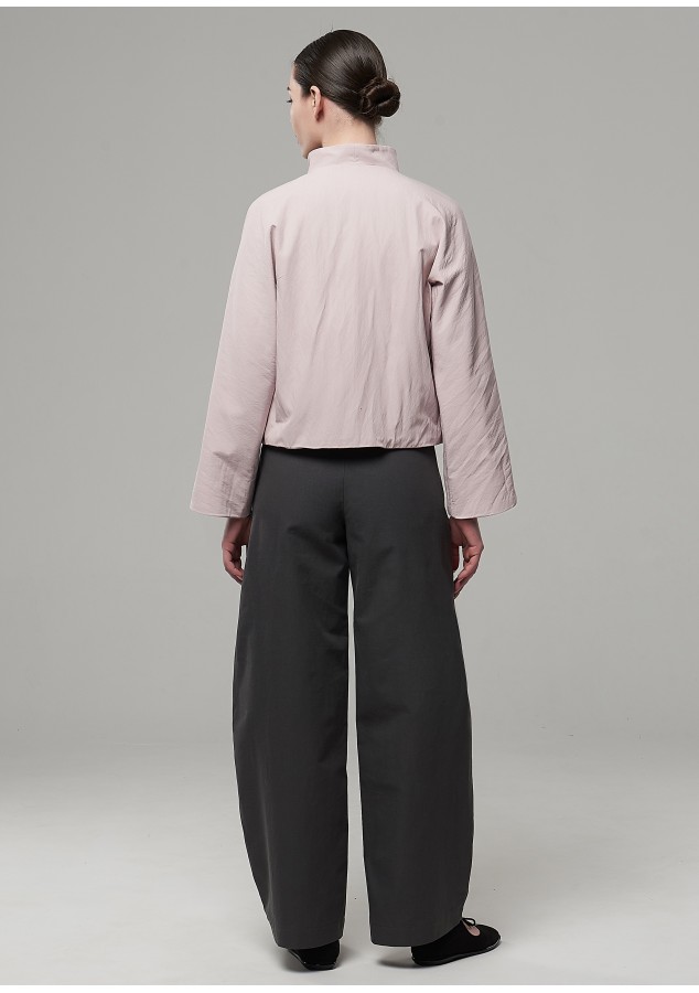 Бомбер Молли из хлопка пудровый