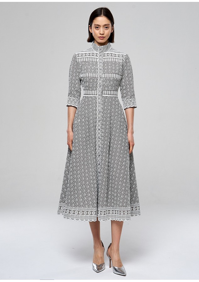 Платье Ангелина из мягкого хлопка-шитья в ассортименте