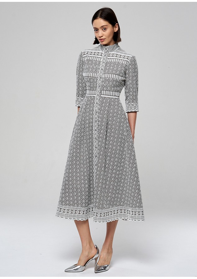 Платье Ангелина из мягкого хлопка-шитья в ассортименте