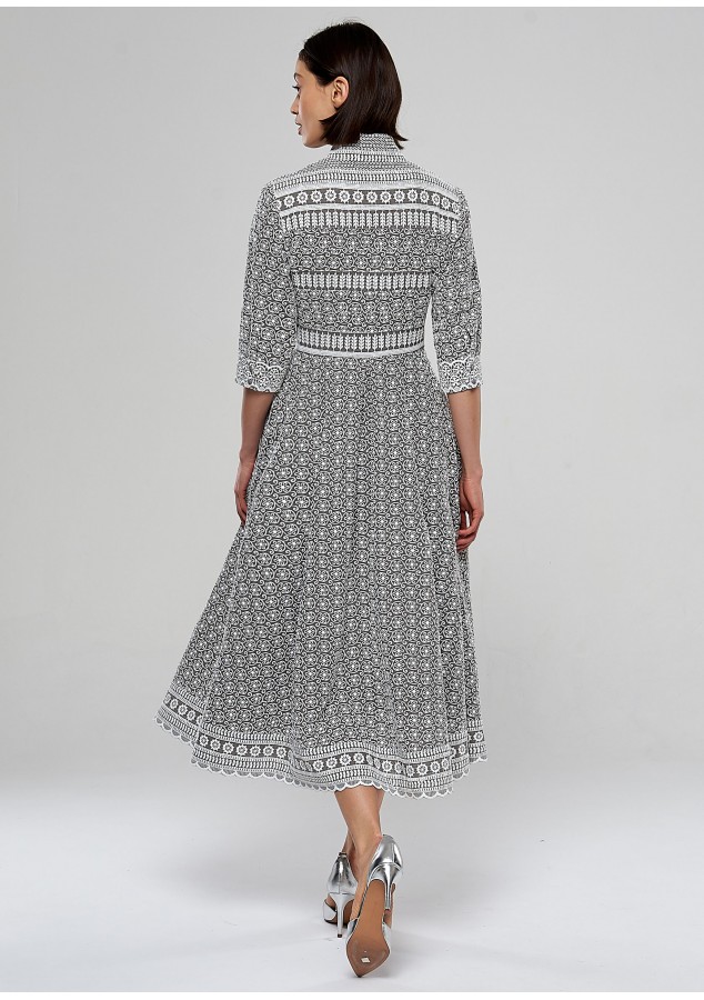 Платье Ангелина из мягкого хлопка-шитья в ассортименте