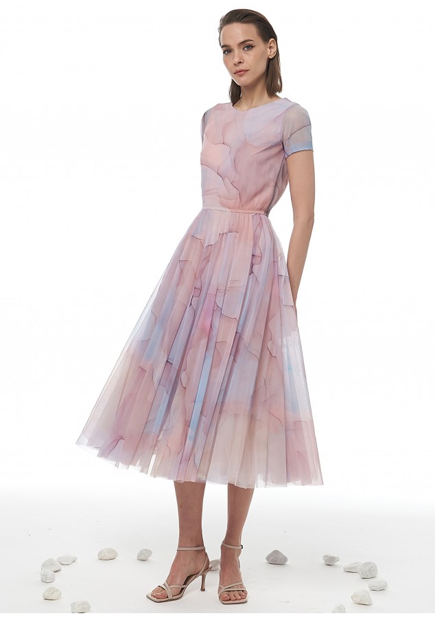 Платье Дана (Пастель) из лёгкого воздушного фатина