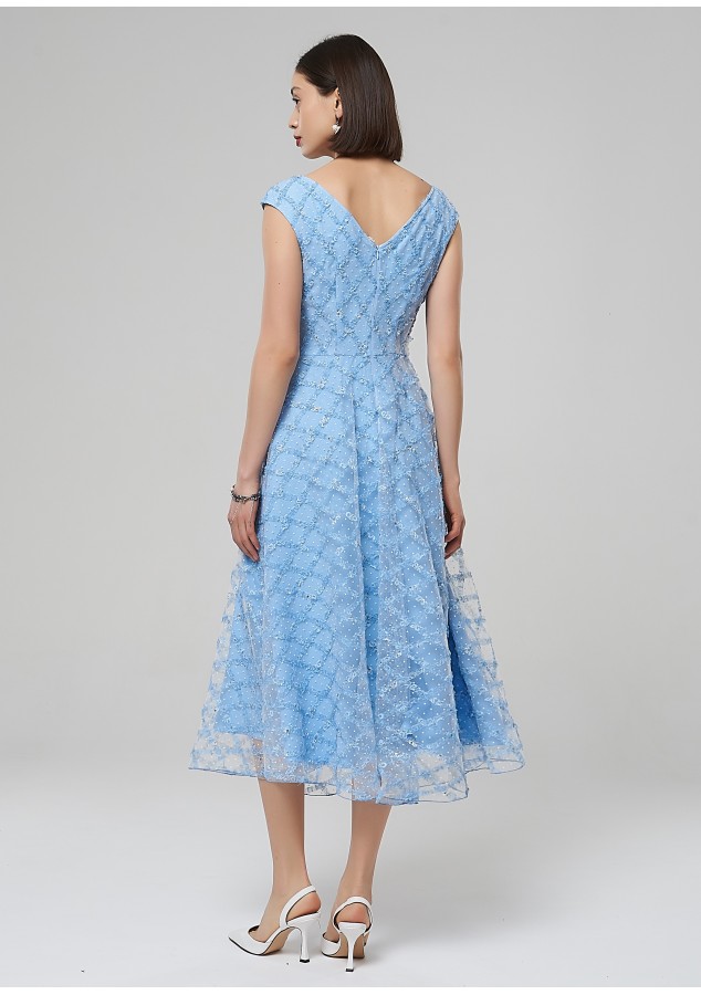 Платье Эшли из фактурного фатина