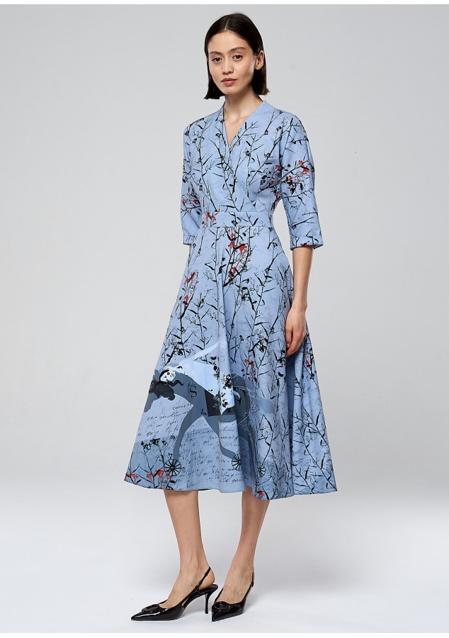 Платье Фаина 2 (Девочка на лошади) из вискозы