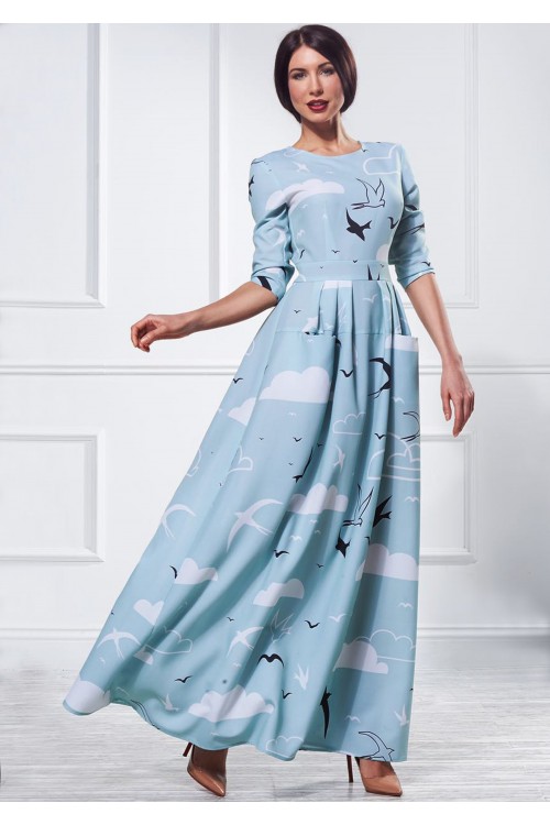 Платье Франсуаза (Принт) из вискозы