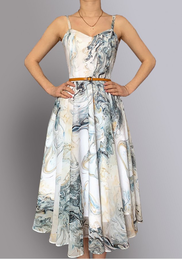 Платье Глория из лёгкого воздушного шифона