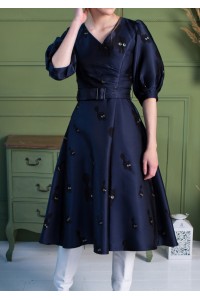 Платье Мартина (Кошки) из жаккарда Платье Мартина (Кошки) из жаккарда