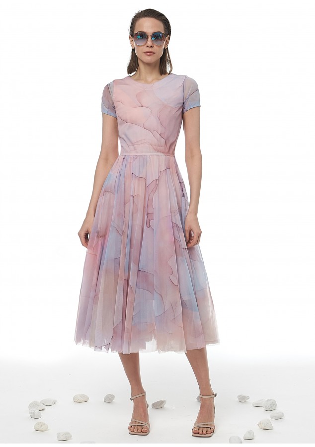Платье Дана (Пастель) из лёгкого воздушного фатина