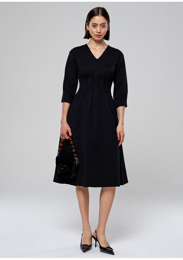 Платье Шанди в крапинку