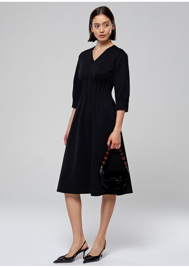 Платье Шанди в крапинку
