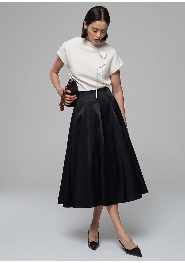 Юбка Элис черная из вискозы