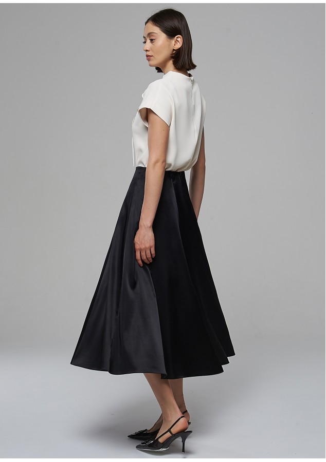 Юбка Элис черная из вискозы