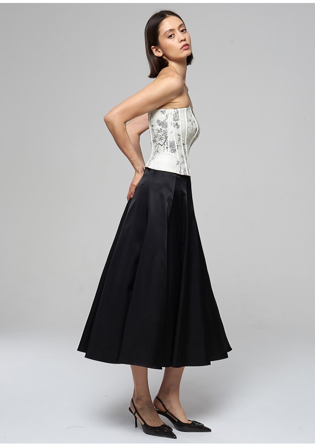 Юбка Элис черная из вискозы