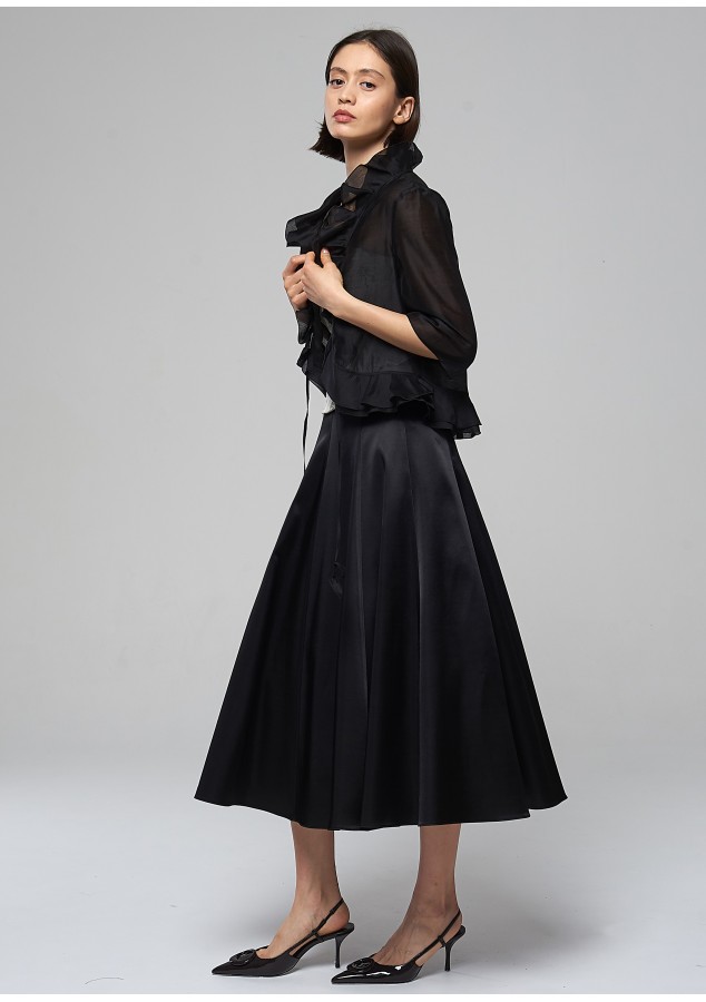 Юбка Элис черная из вискозы