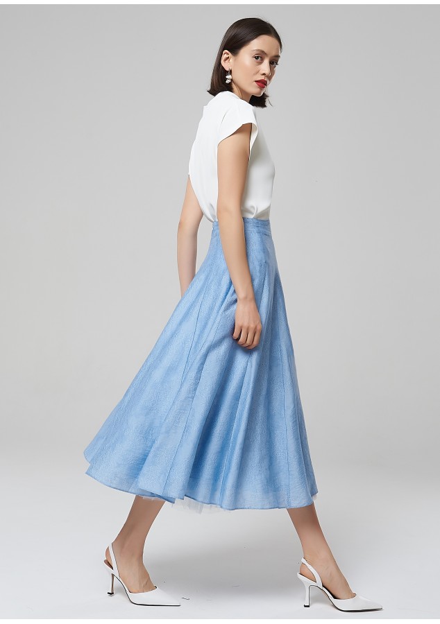 Юбка Элис голубая