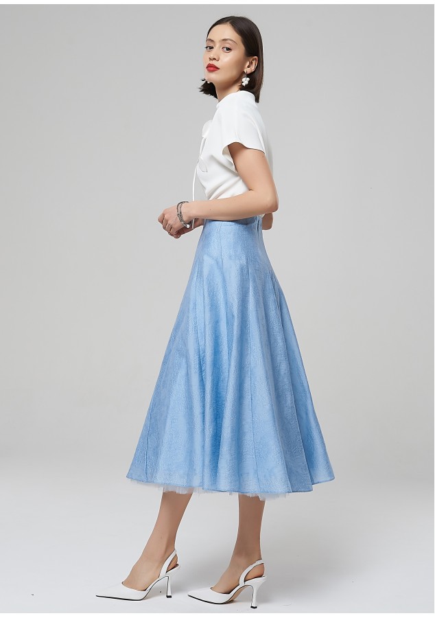 Юбка Элис голубая
