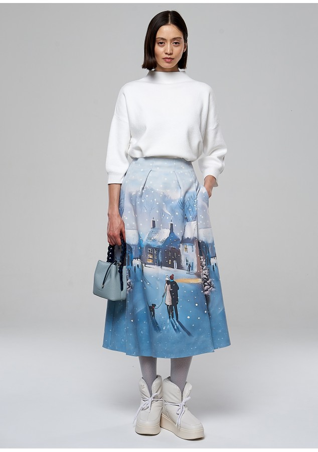 Юбка Розетта (Зима) из теплой ткани