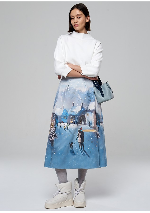 Юбка Розетта (Зима) из теплой ткани