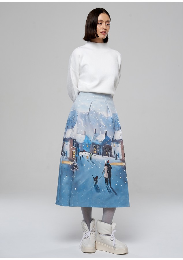 Юбка Розетта (Зима) из теплой ткани