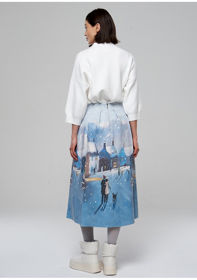 Юбка Розетта (Зима) из теплой ткани