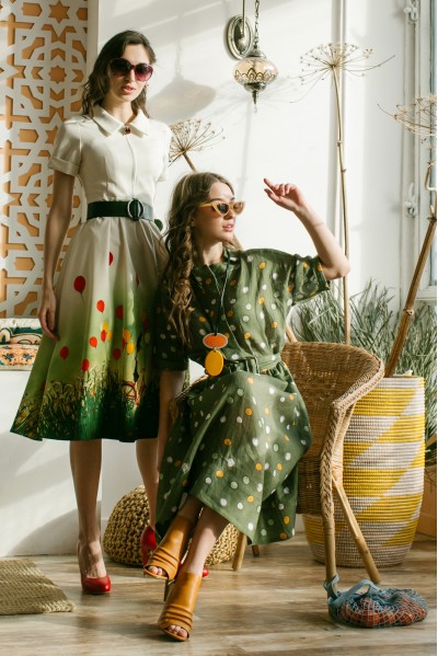 Куртка-косуха, Платье Марина (Девочка на велосипеде) Куртка-косуха, Платье Марина (Девочка на велосипеде)