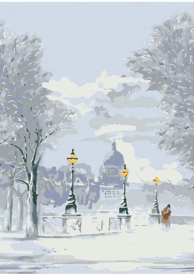 Принт Зимний Санкт-Петербург