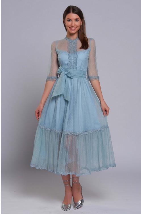 Платье Анжелика (Голубой)
