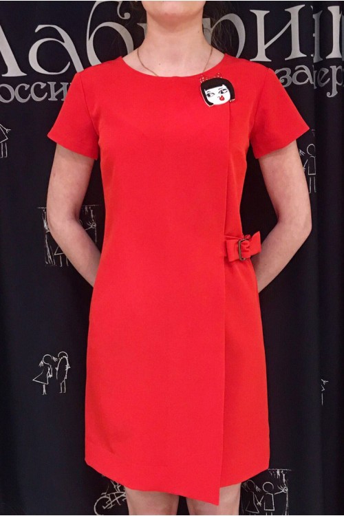 Платье Инга (красный)