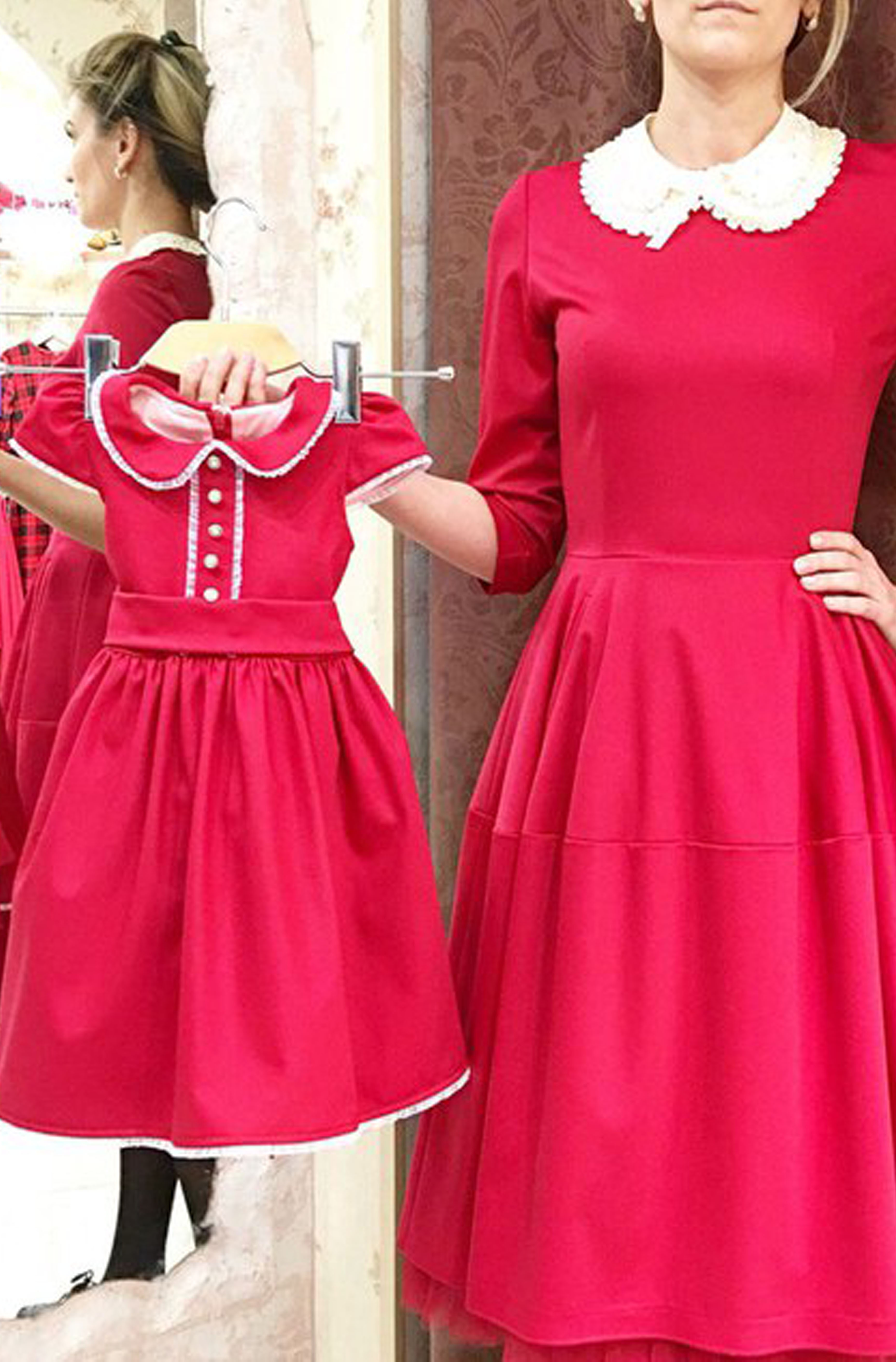 

Платье Колокол (красный)