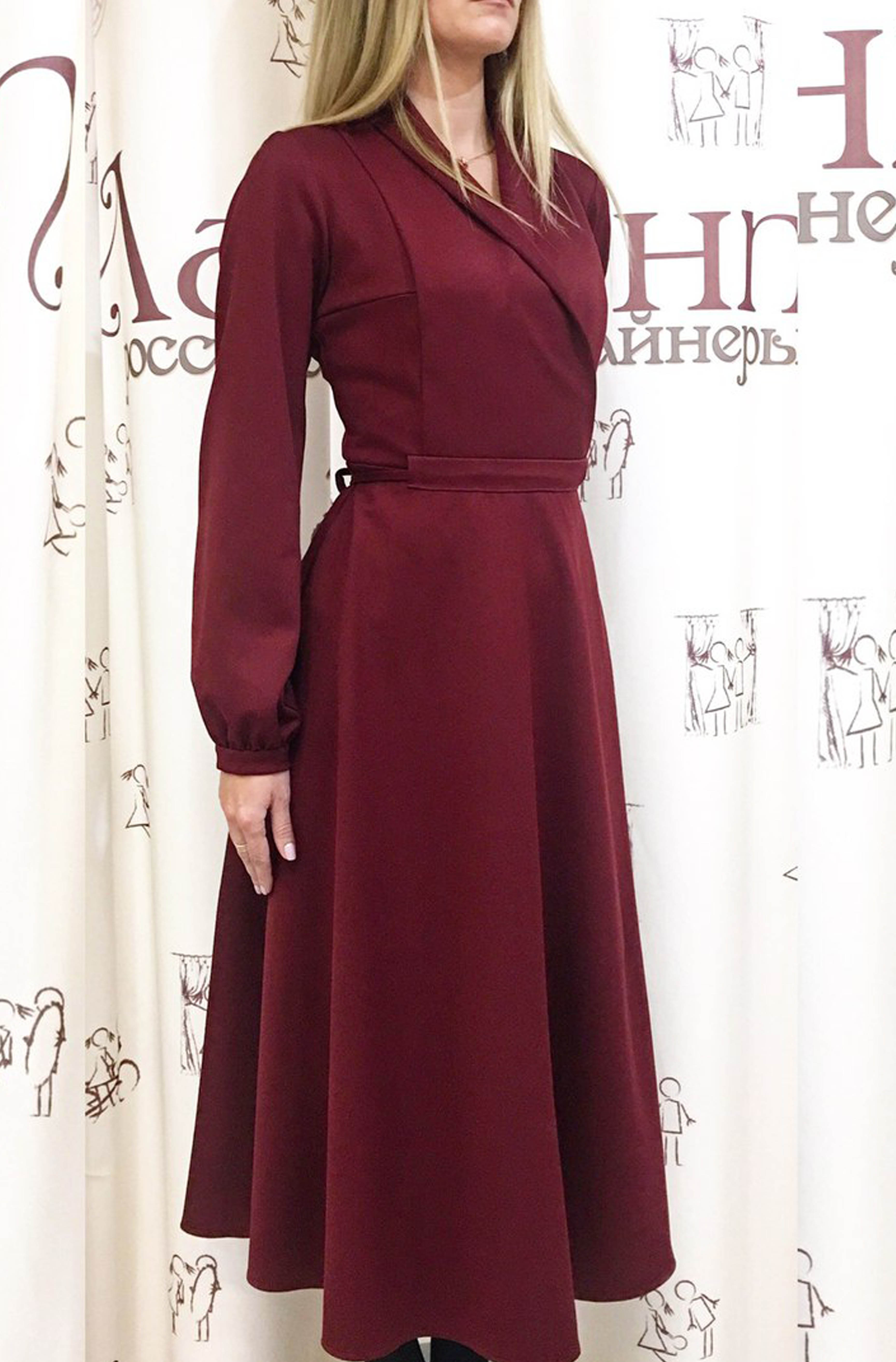 

Платье Стелла (бордо)