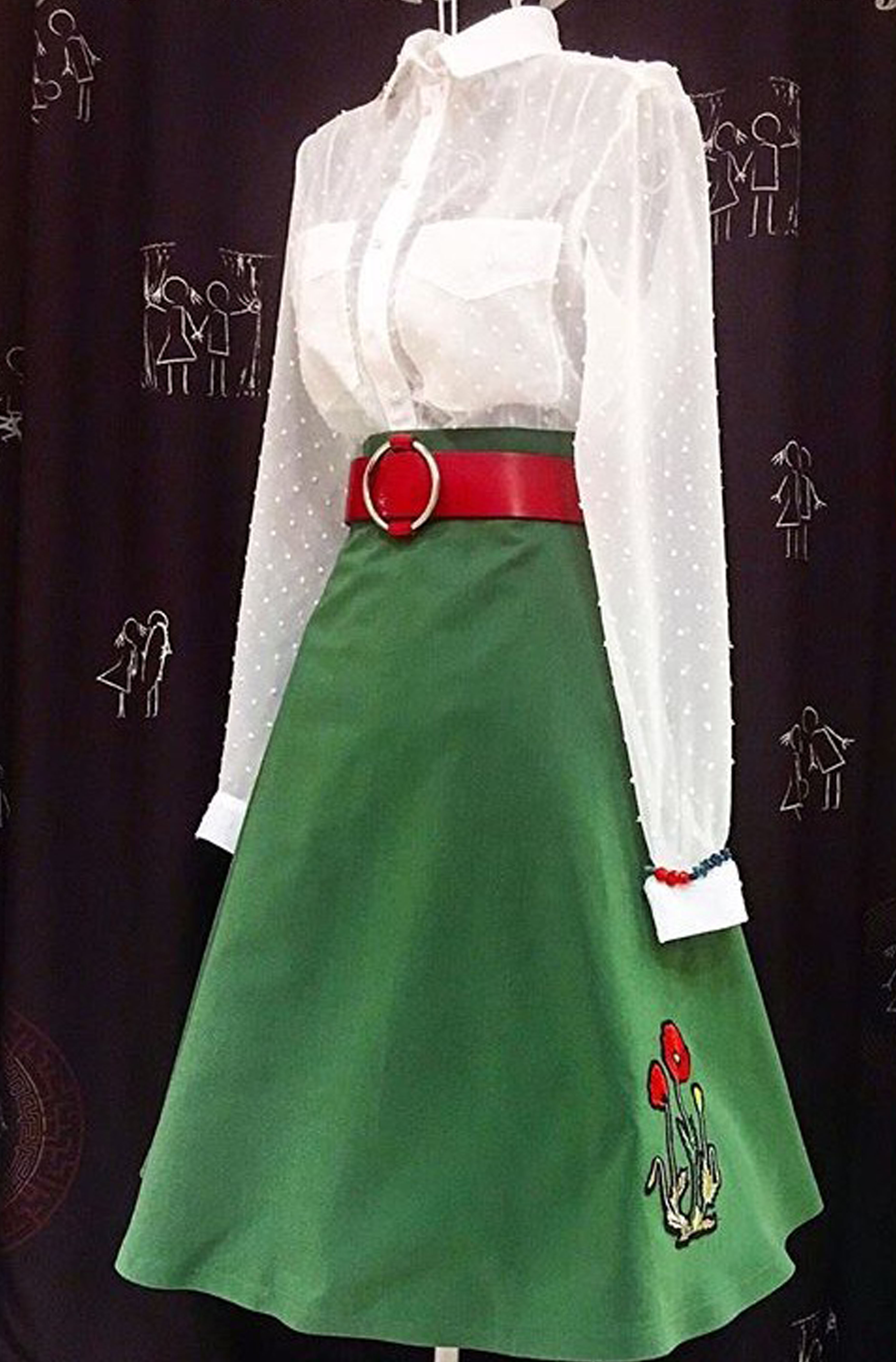 

Юбка Кармен (Маки)